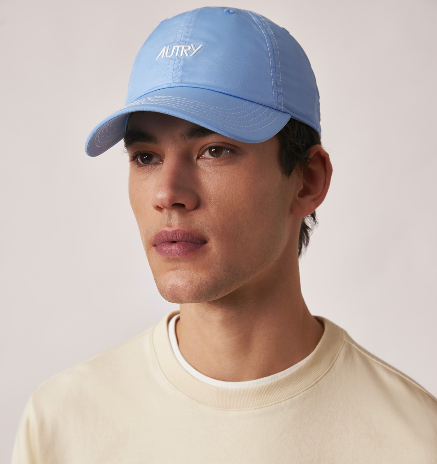 UNISEX EMBROIDERED LOGO NYLON BASEBALL CAP - 2