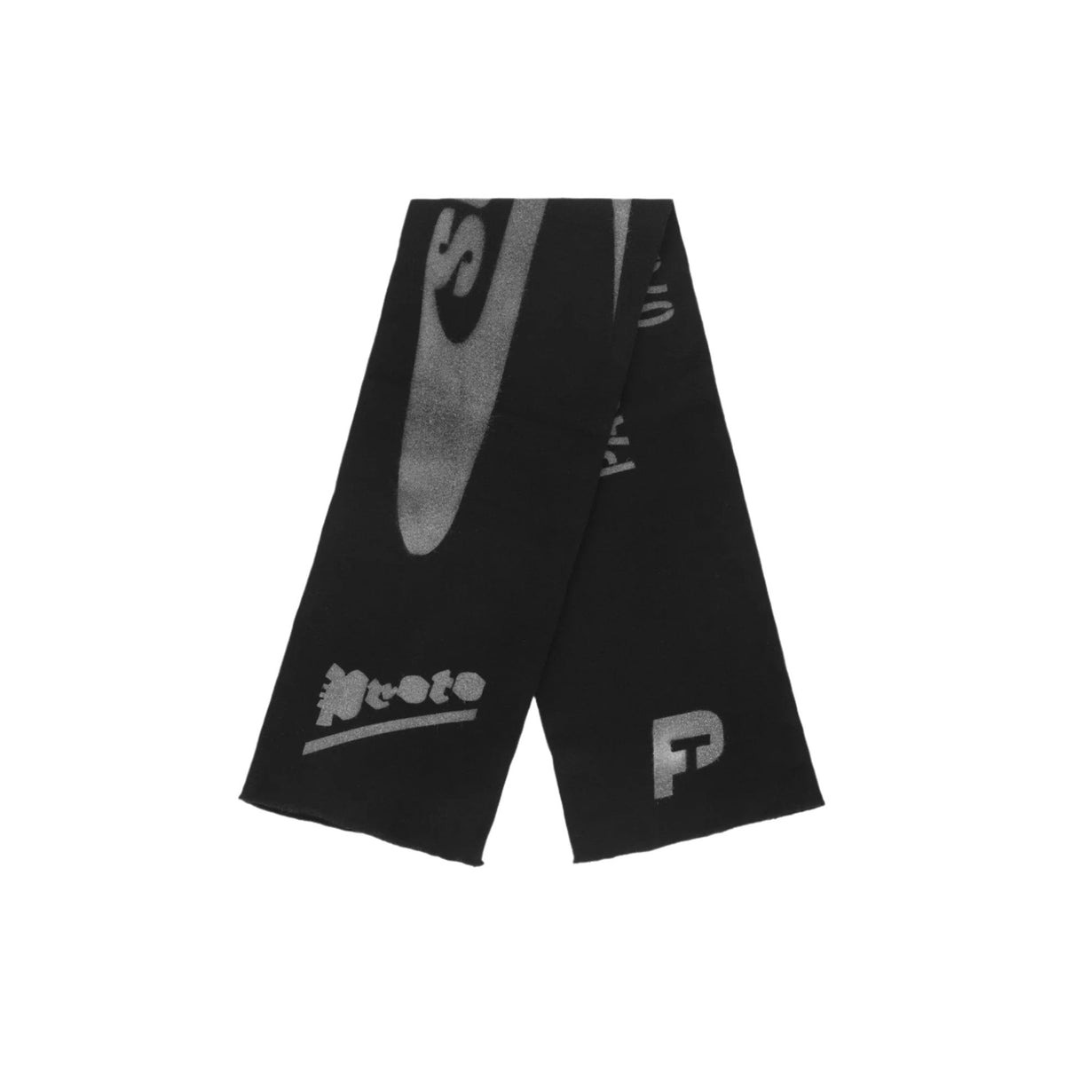 FOOTBALL SCARF (BLACK) - 2