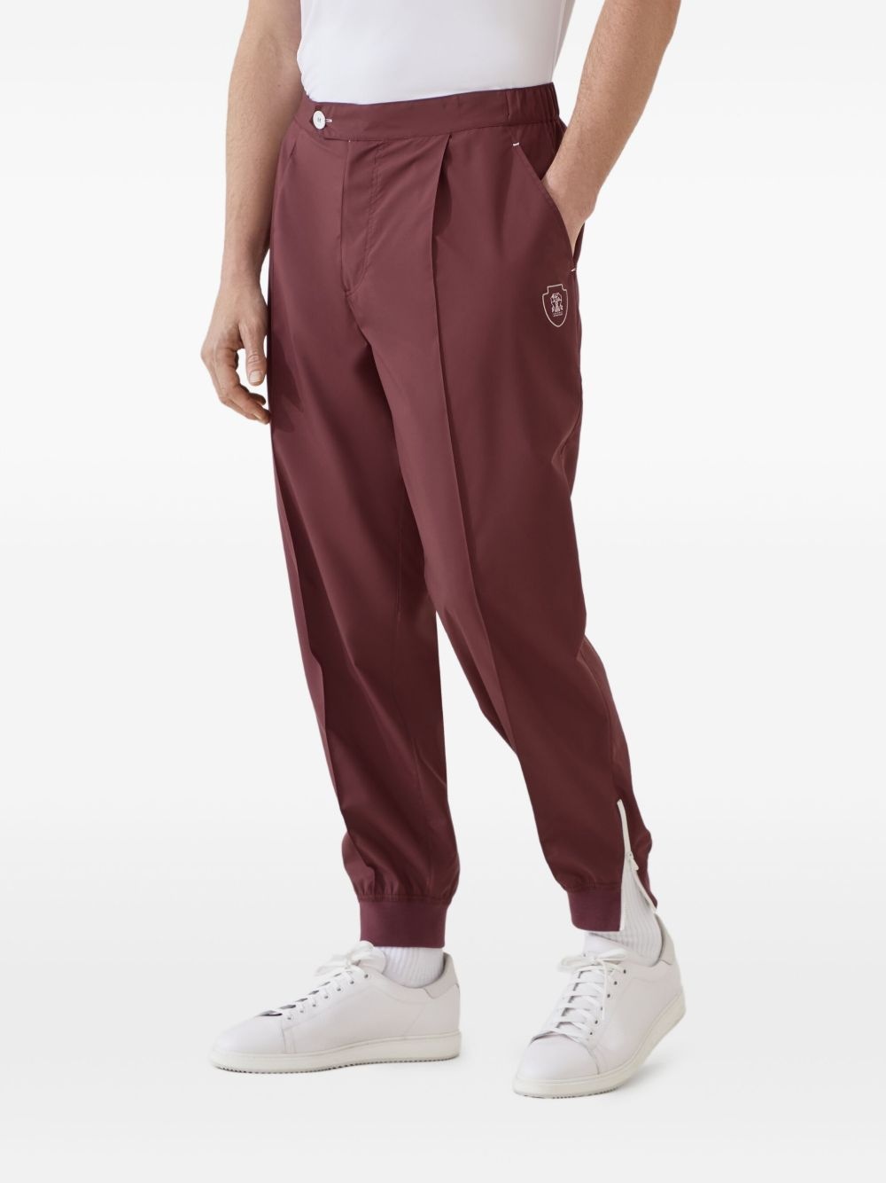 logo-print track pants - 3