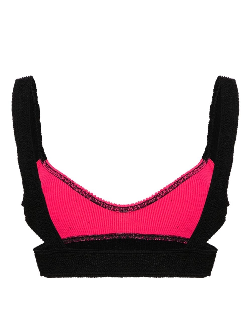Splice Nino colour-block bikini top - 2