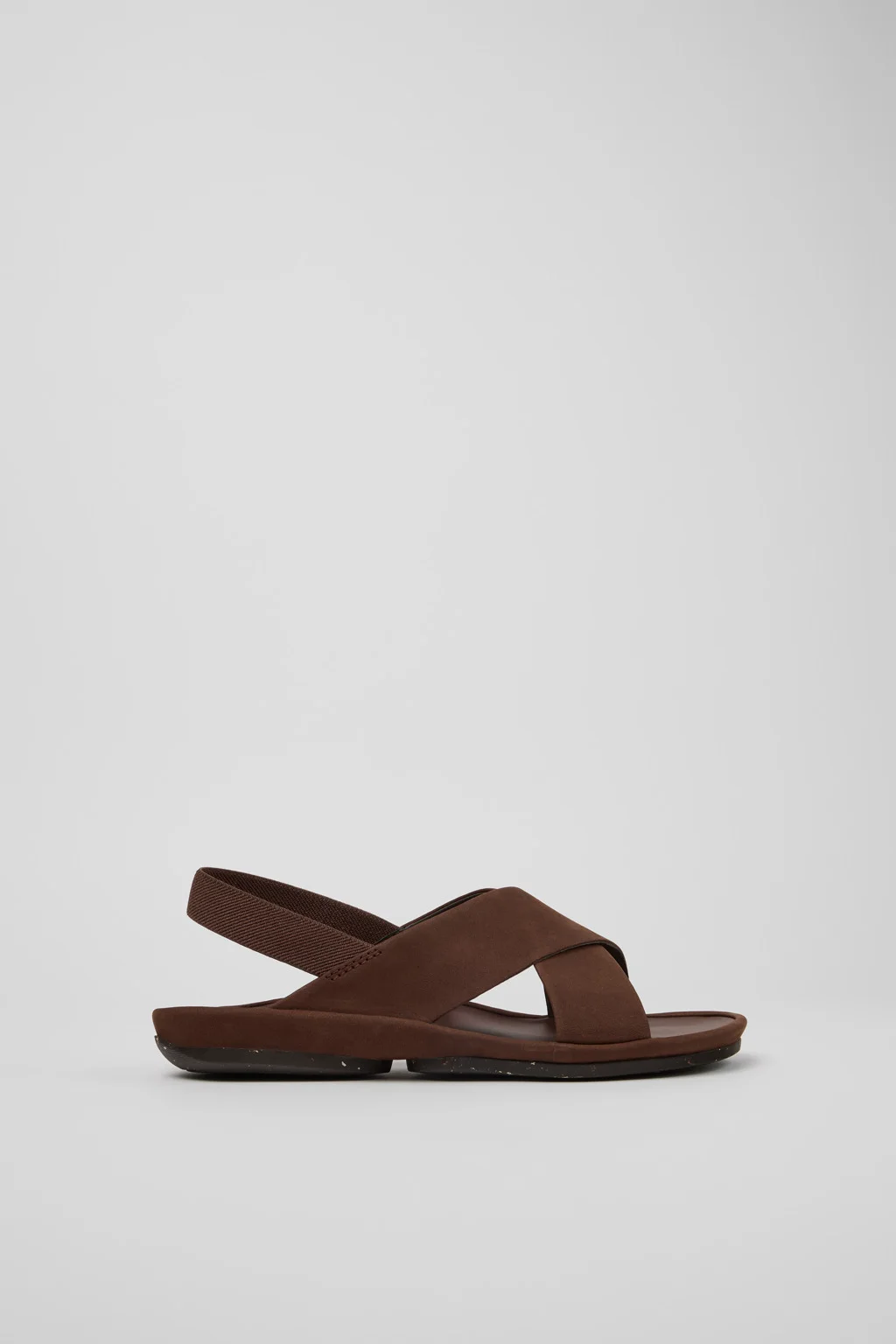 Brown Nubuck Sandals for Women. - 1