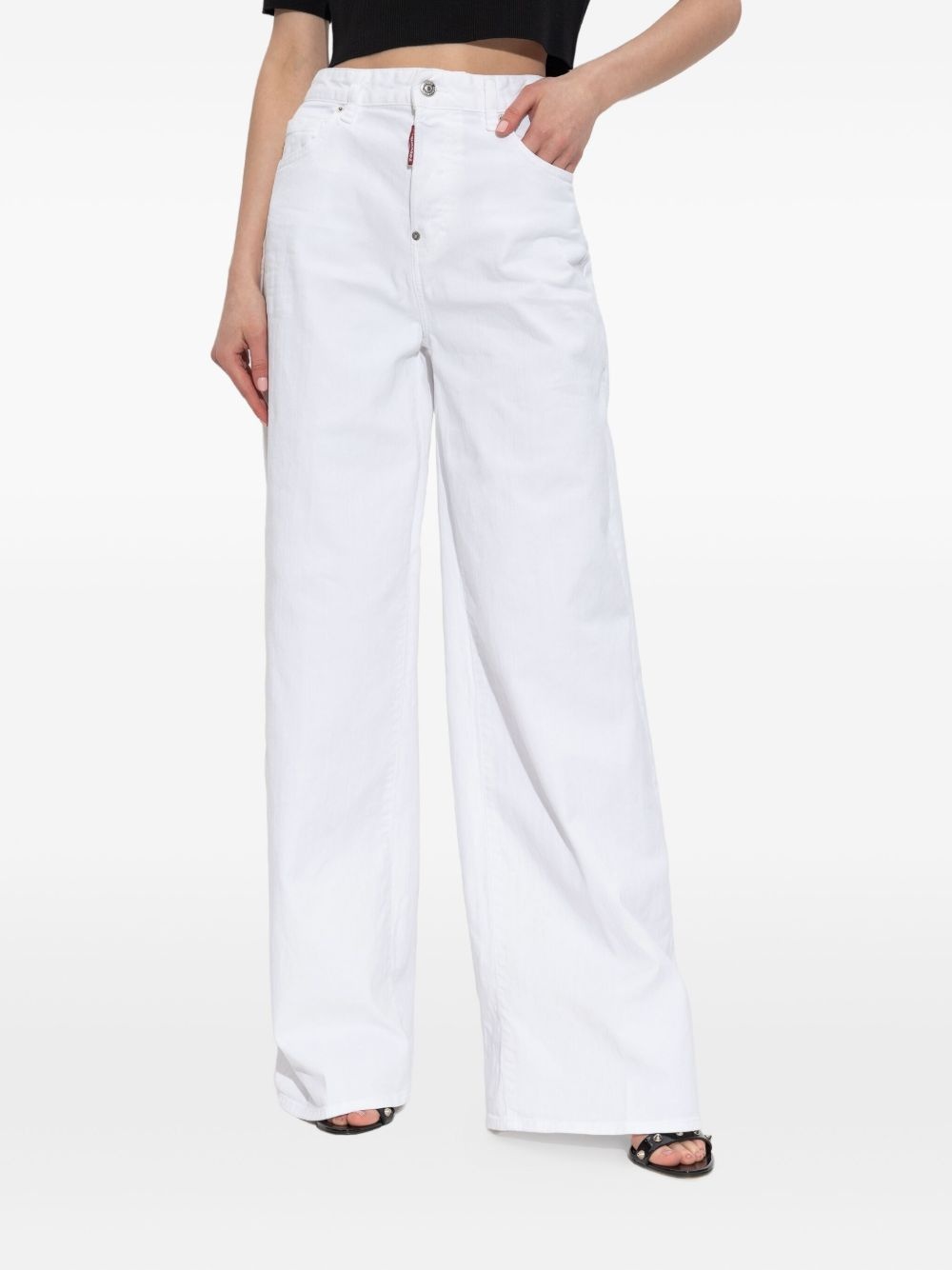 logo-patch jeans - 3