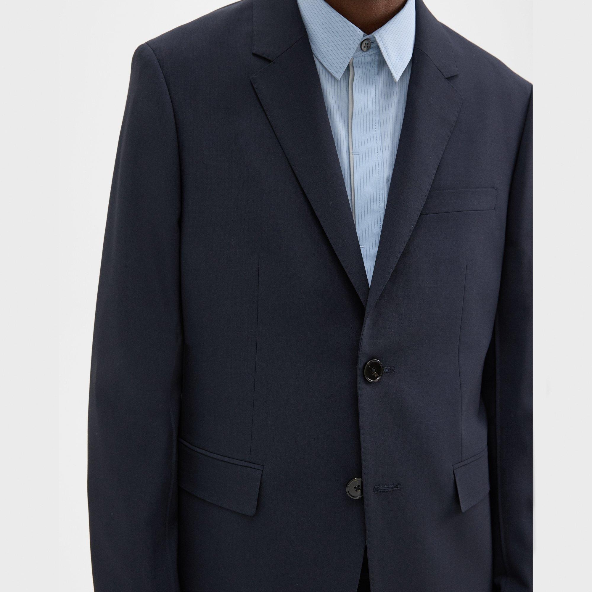 Virgin Wool Two-Button Blazer - 4