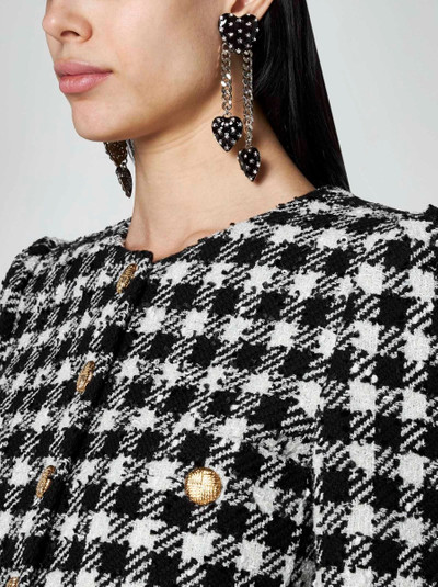 Alessandra Rich Hearts and chains earrings outlook
