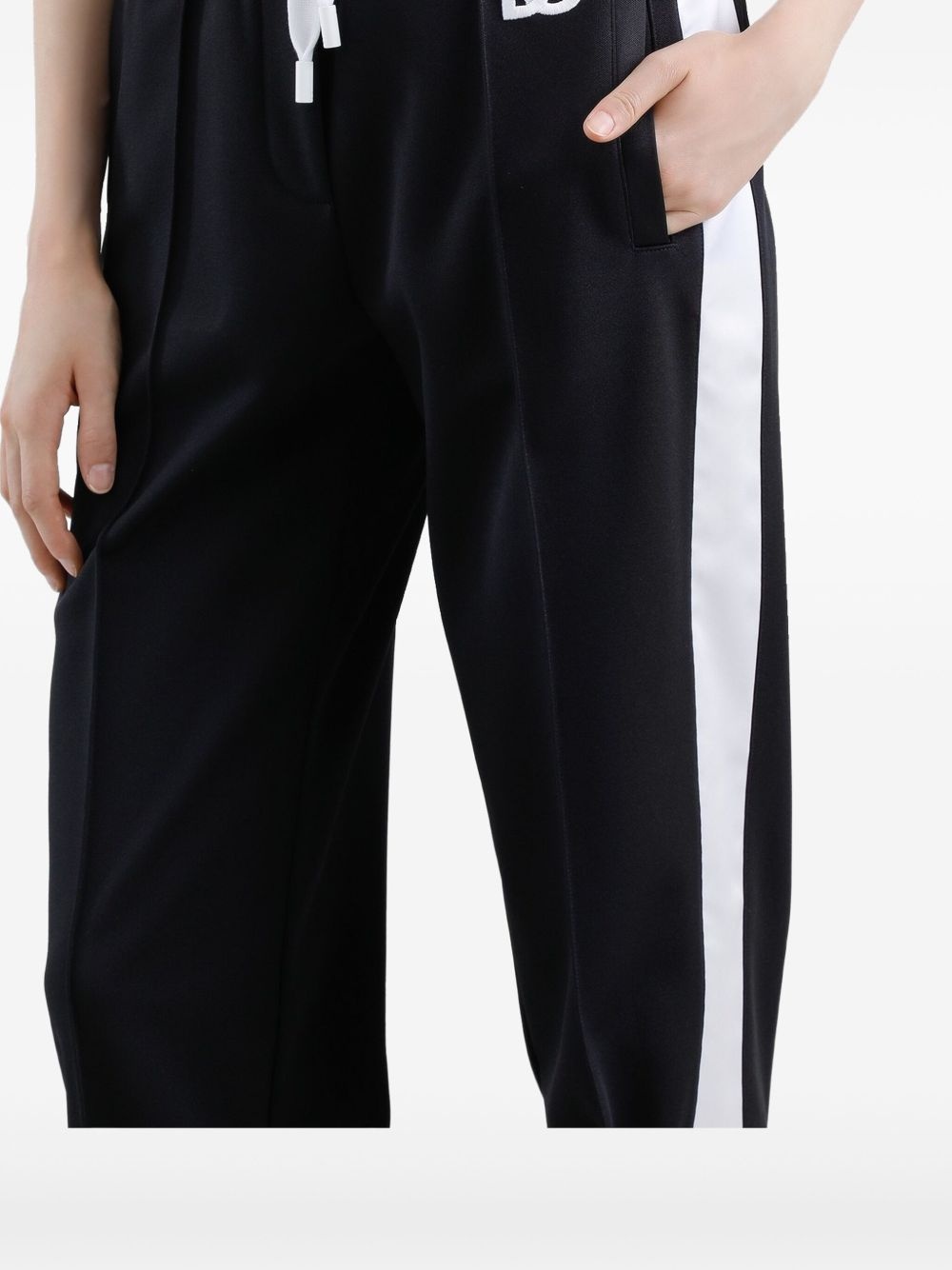 logo-embroidered track pants - 4