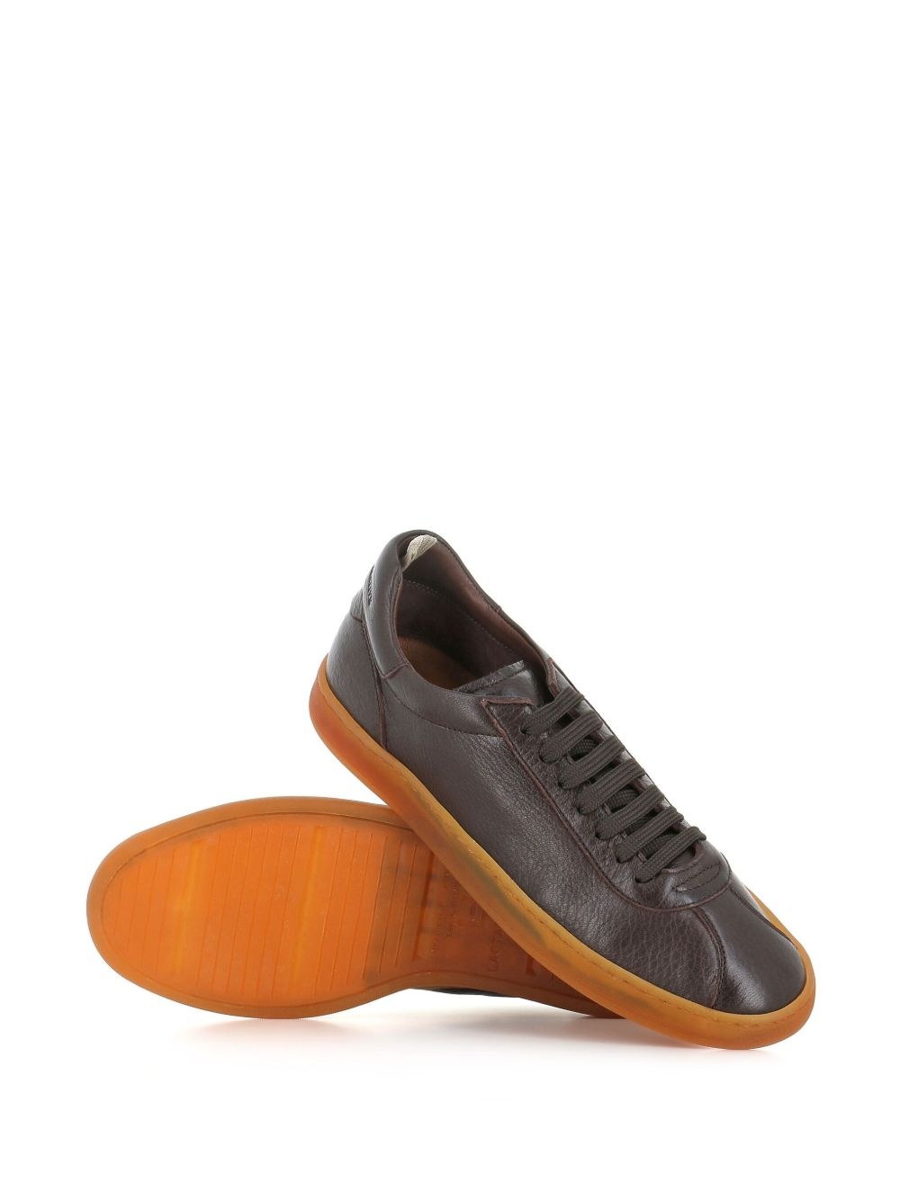 logo-debossed sneakers - 3