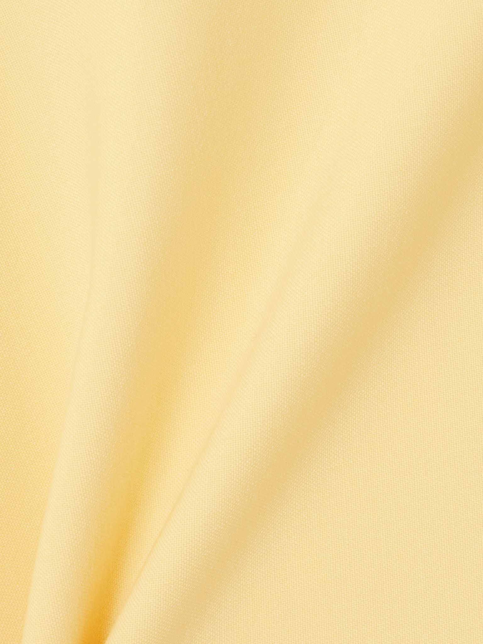 Belted wool-blend midi dress Yellow - 4