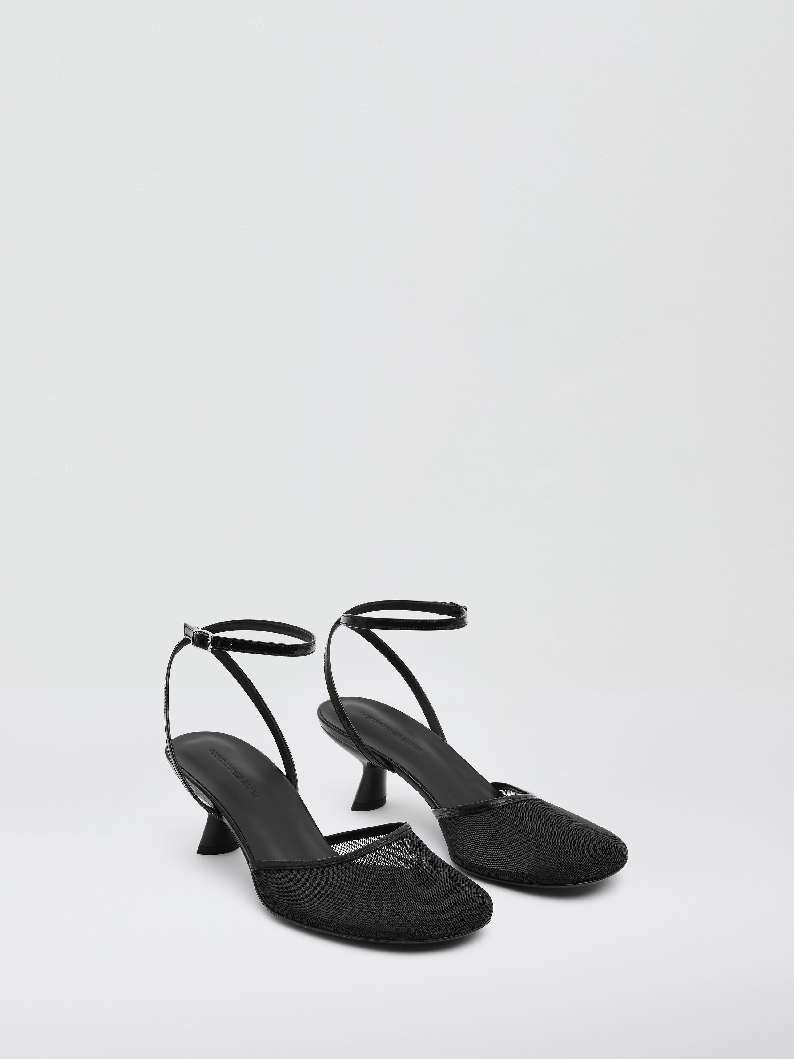 Sheer Mesh Mary Jane Heel - 2