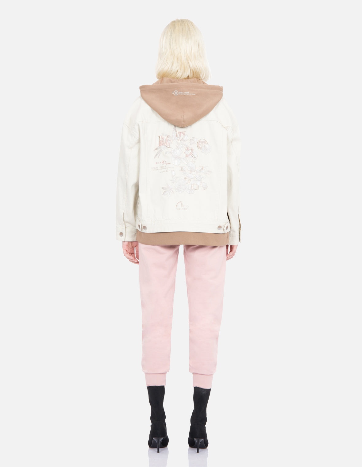Kamon and Logo Print Sweatpants - 6