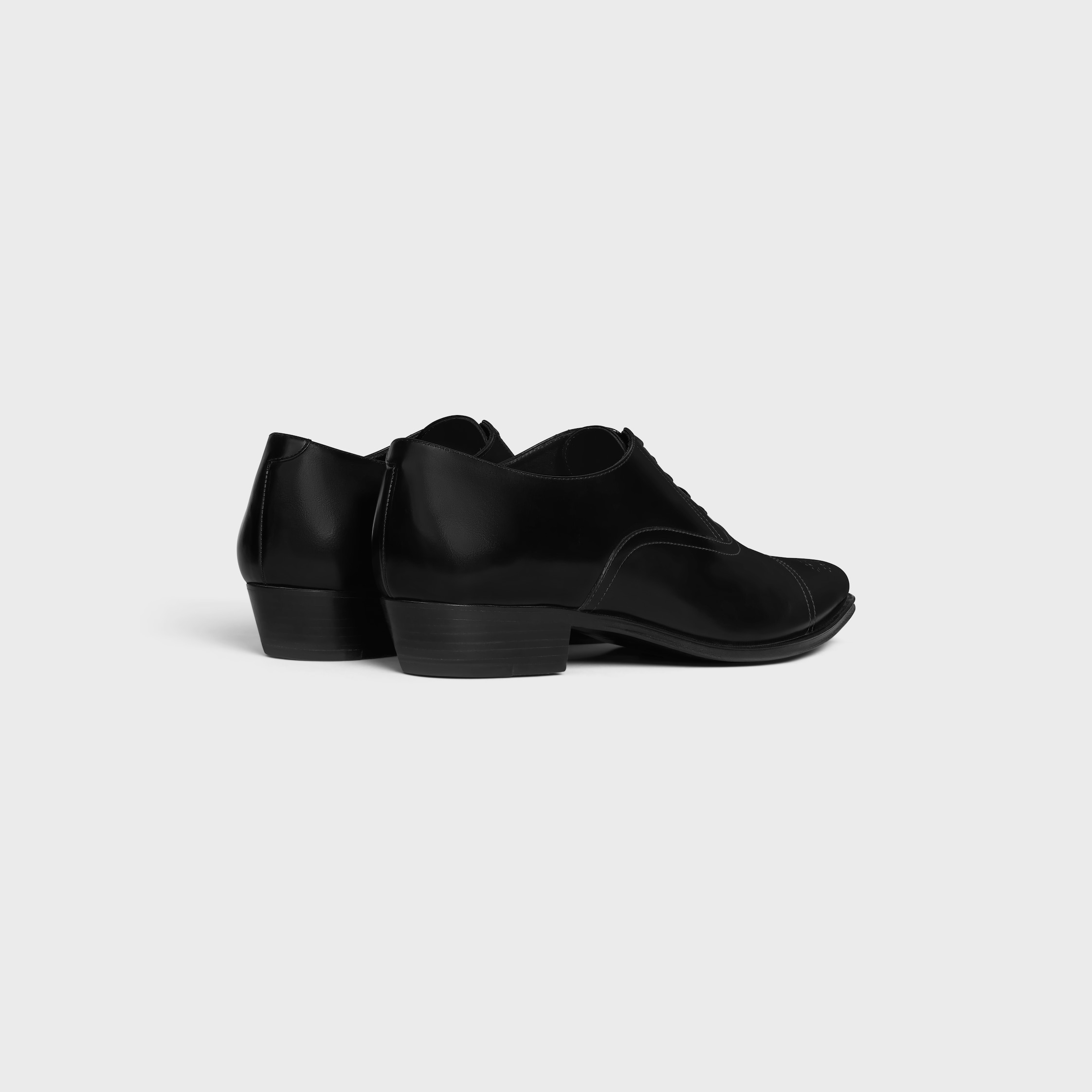 CELINE JUDE PERFORATED OXFORD IN POLISHED BULL - 3