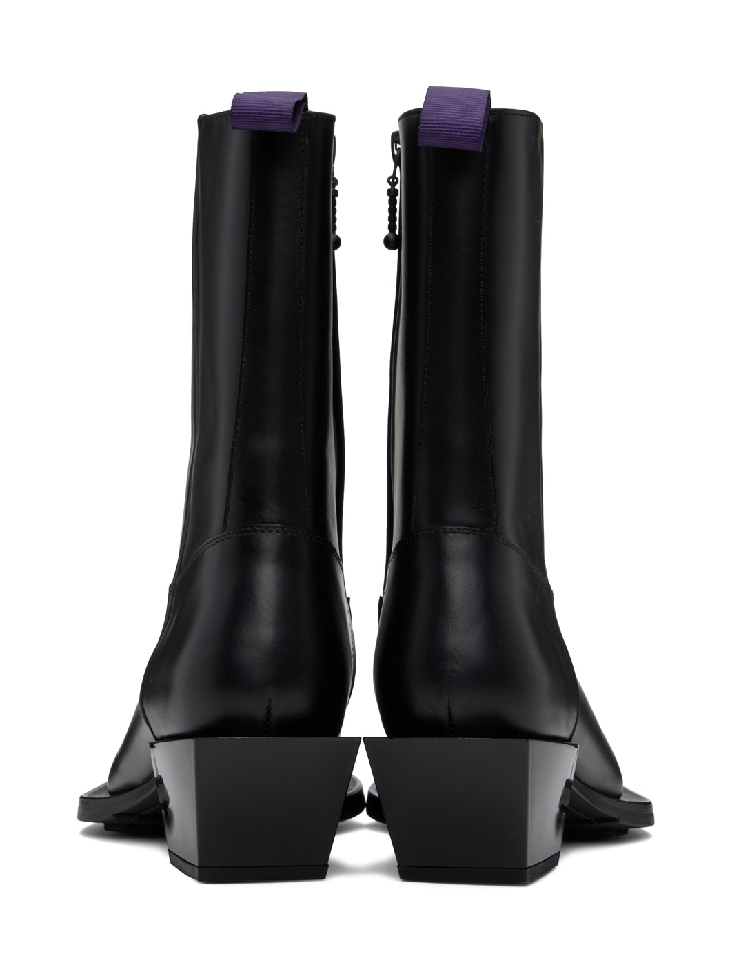 Black Luciano Boots - 2
