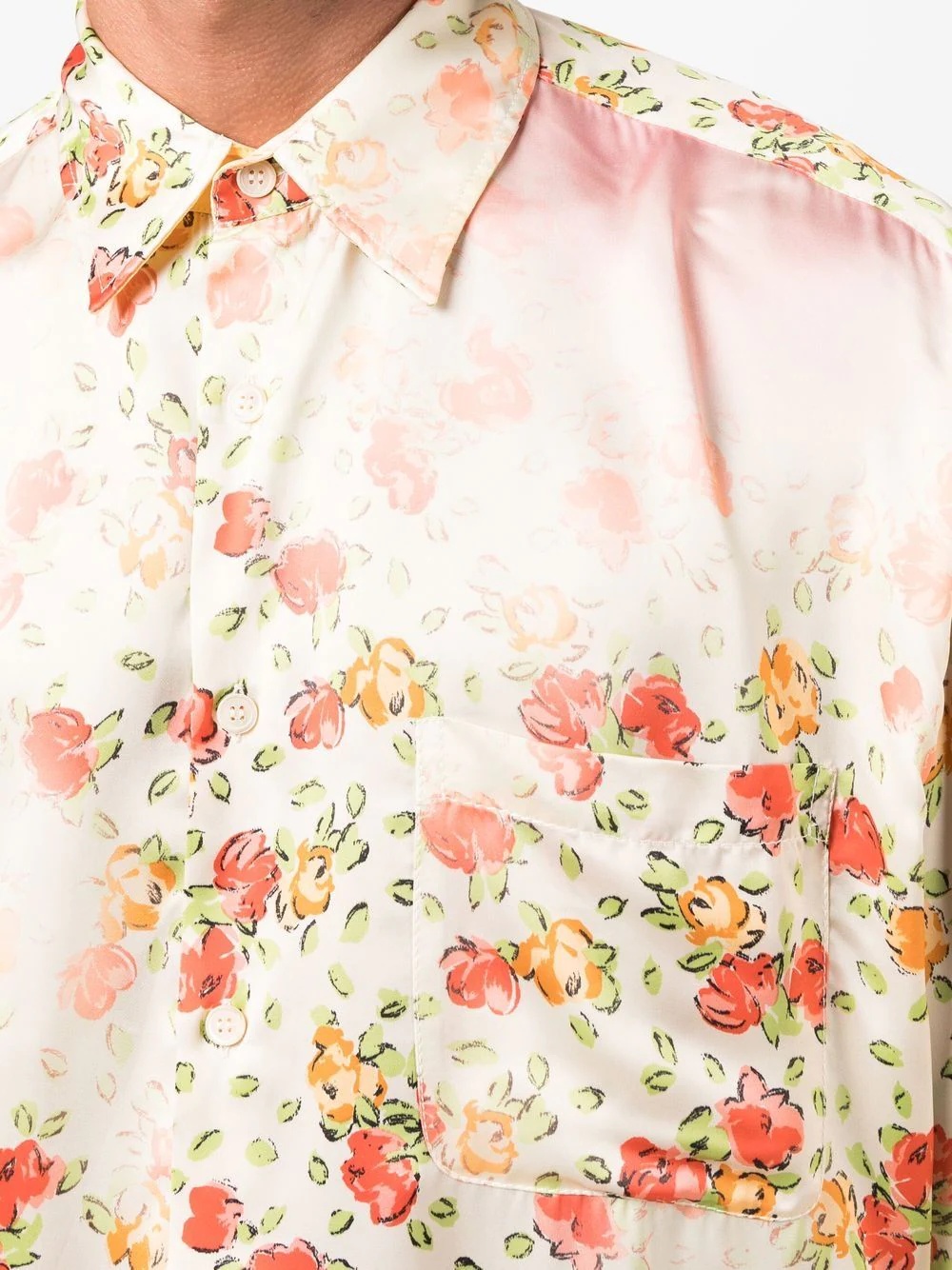 floral-print long-sleeve shirt - 5