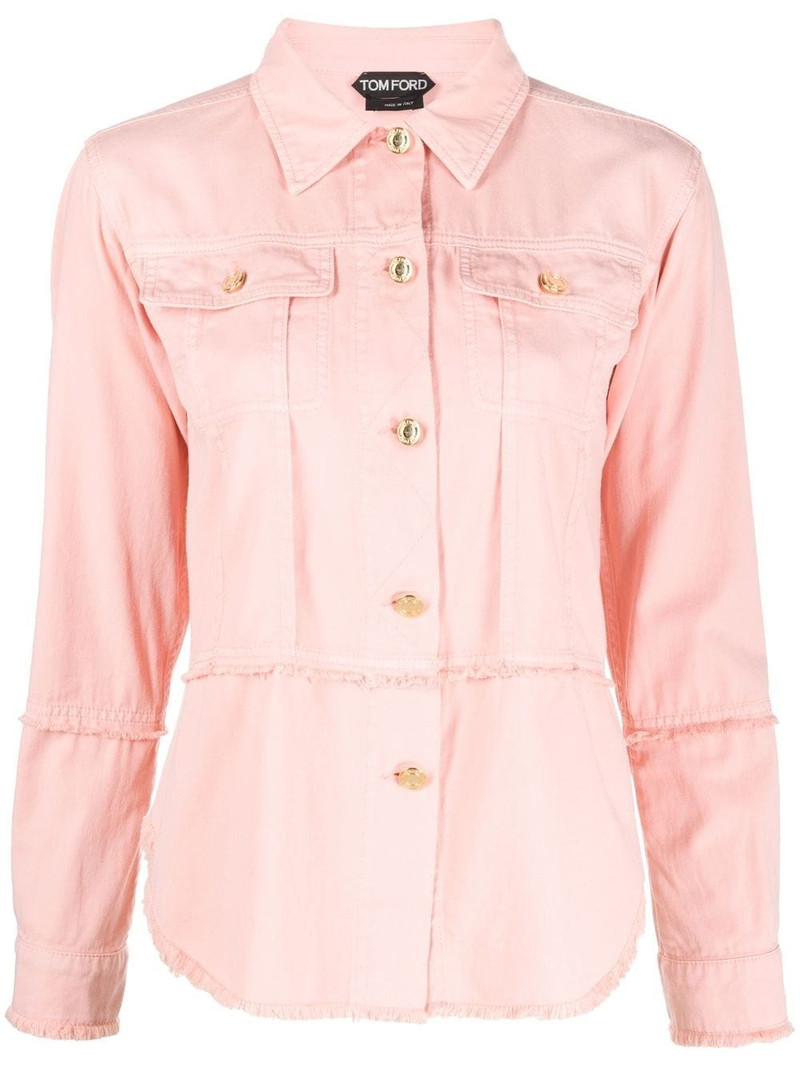 button-front denim shirt 1