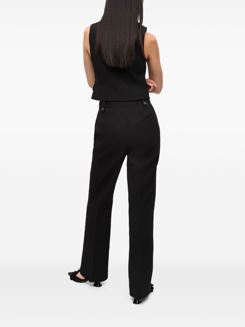 straight-leg trousers - 3