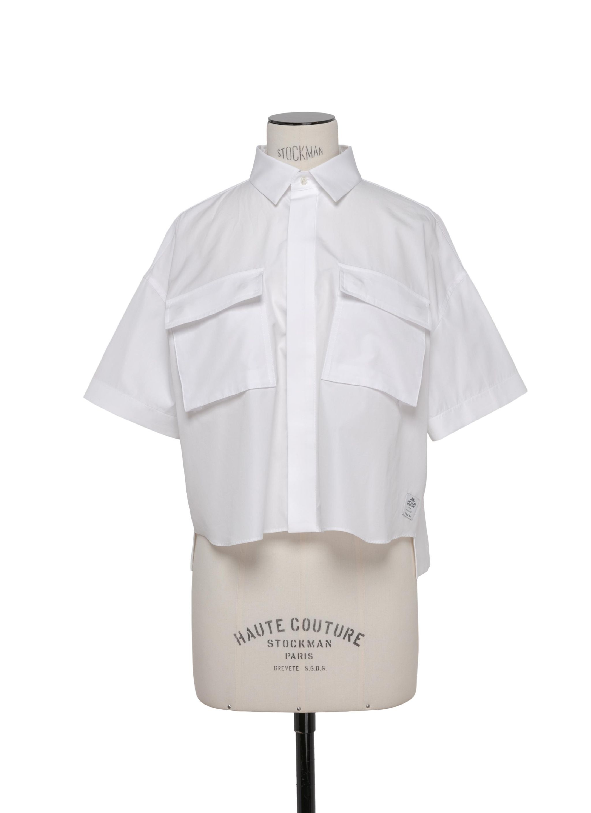 sacai Thomas Mason Cotton Poplin Shirt | REVERSIBLE