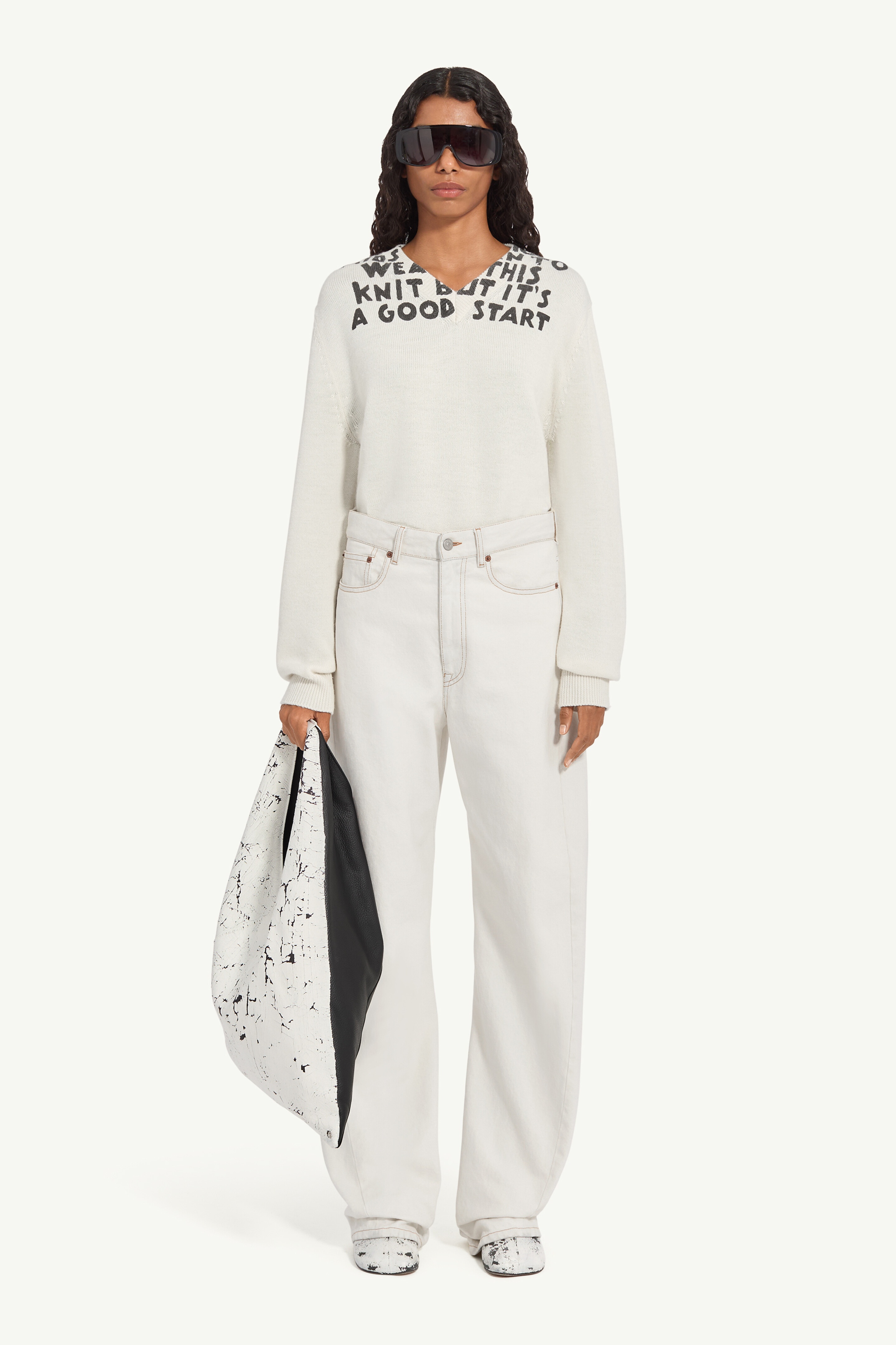 Contrast Stitch Jeans - 2