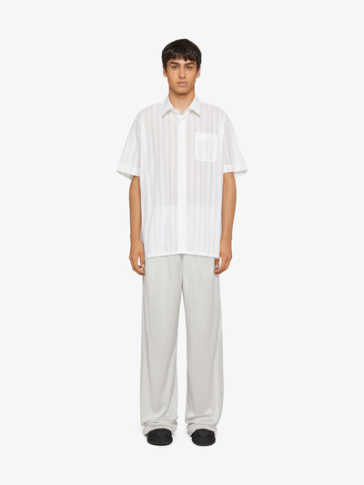 Givenchy SHIRT IN COTTON VOILE WITH STRIPES outlook