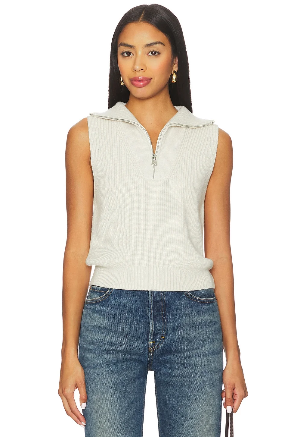 Amina Half Zip Knit - 1