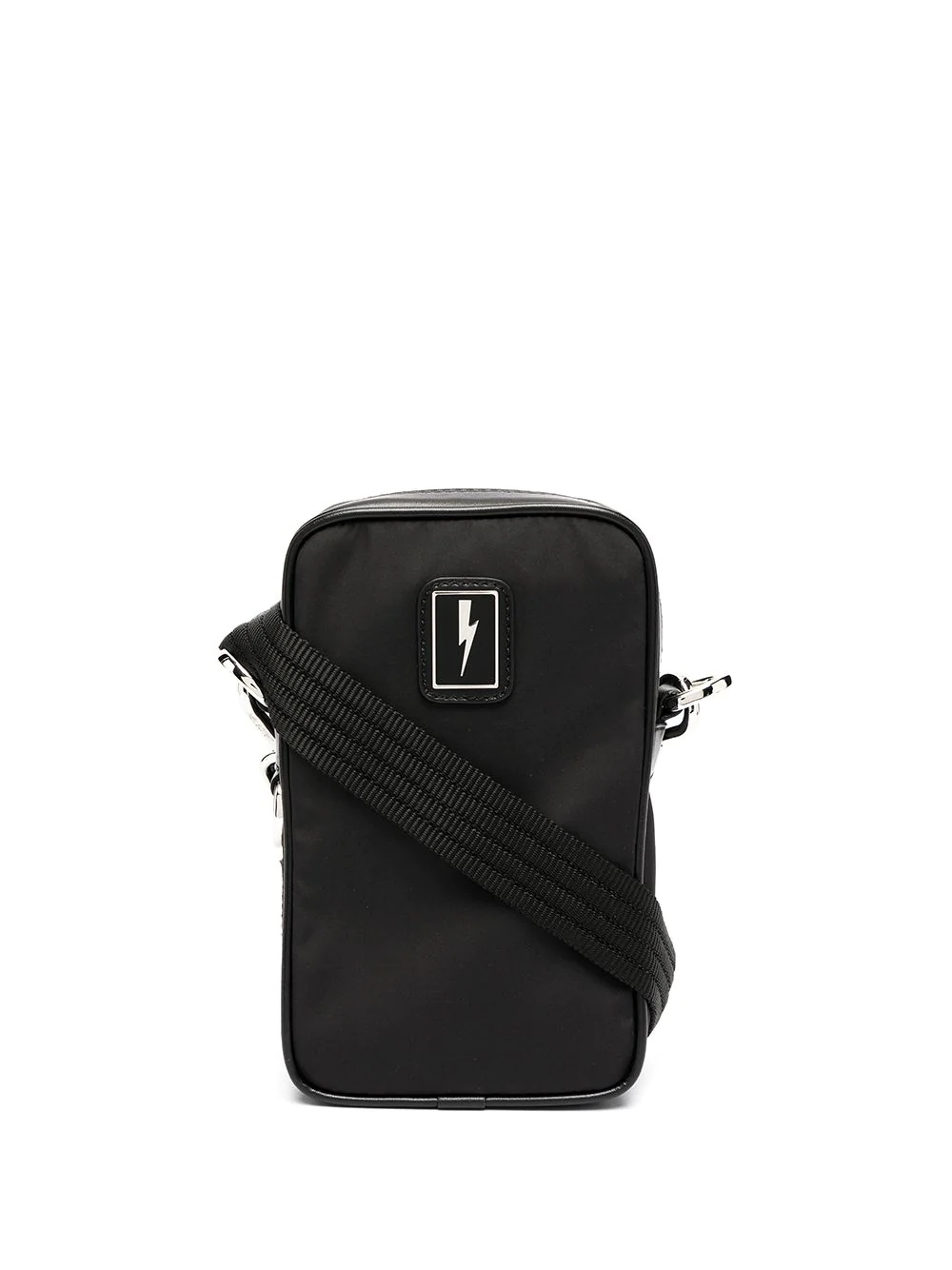 logo-patch messenger bag  - 1