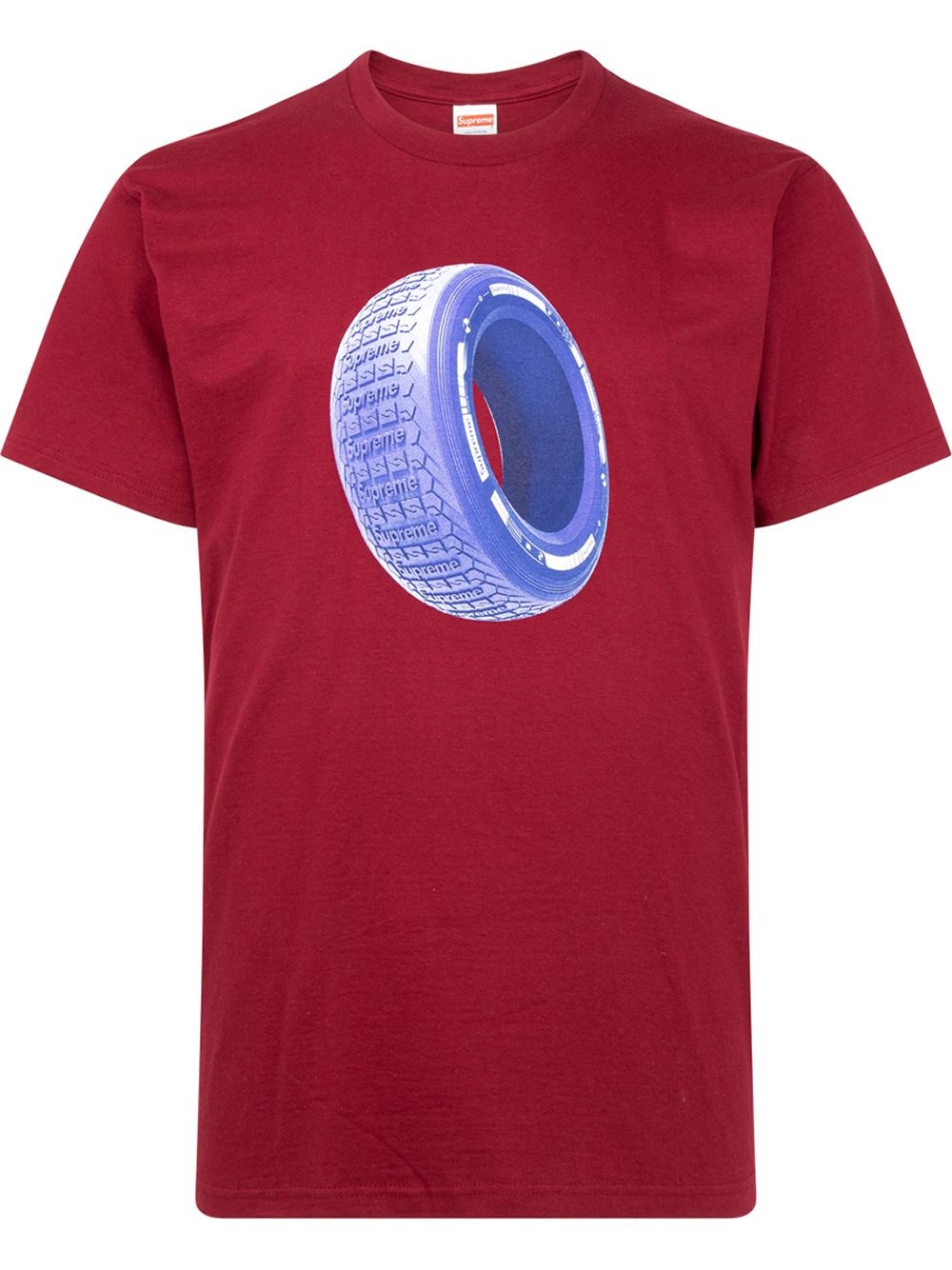 Tire-print T-shirt - 1