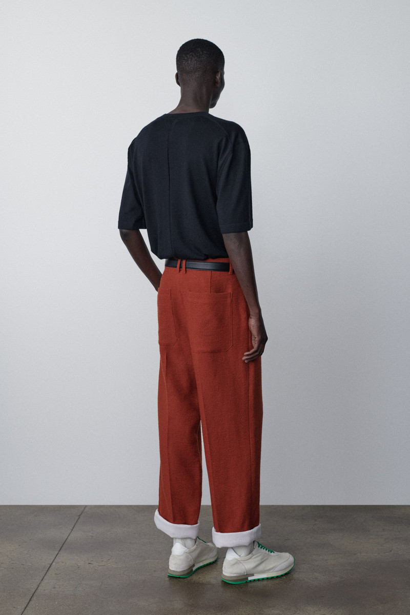 Gustavo Pant in Virgin Wool and Linen 5