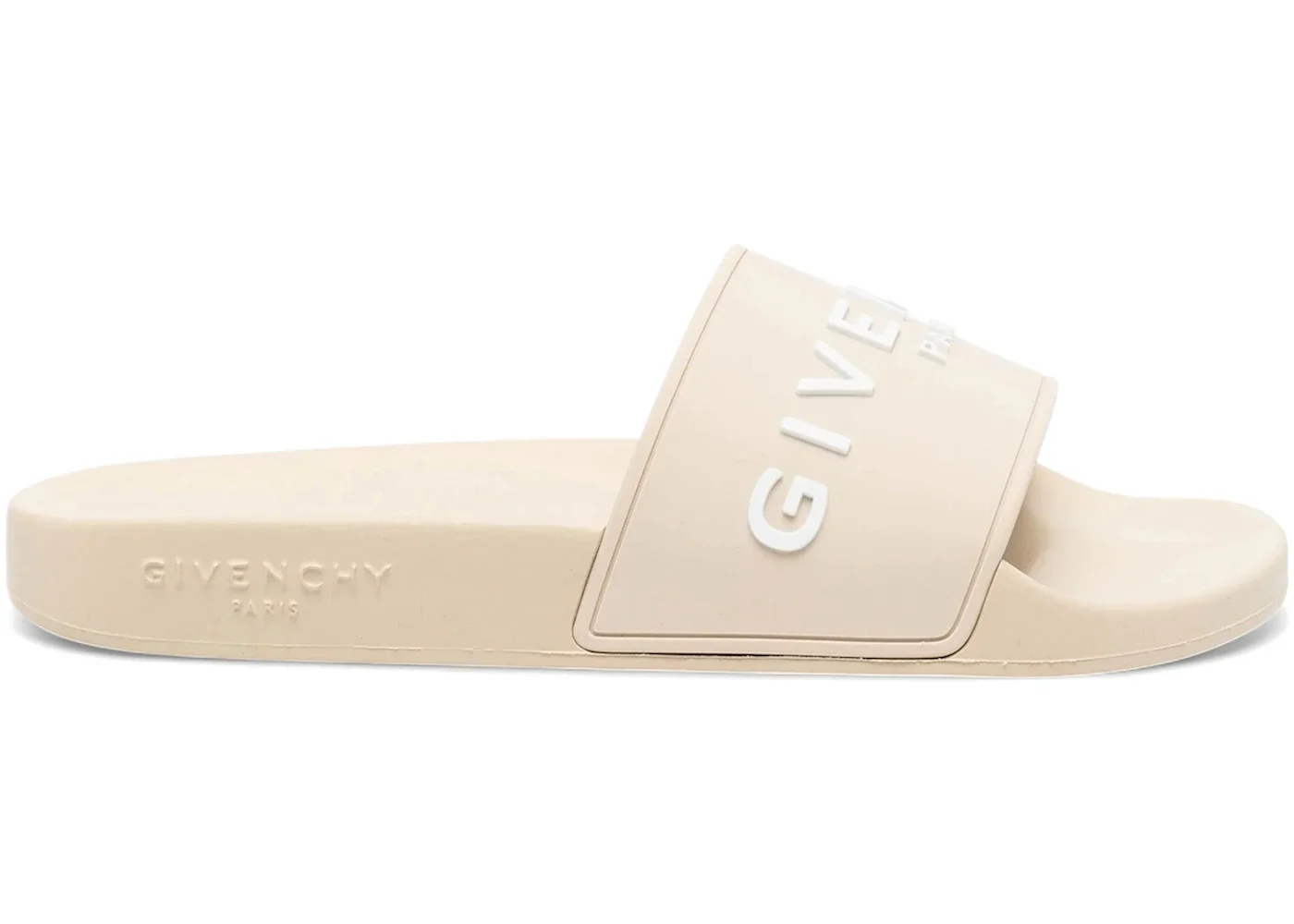 Givenchy Slide Flat Sandals Light Beige (Women's) - 1