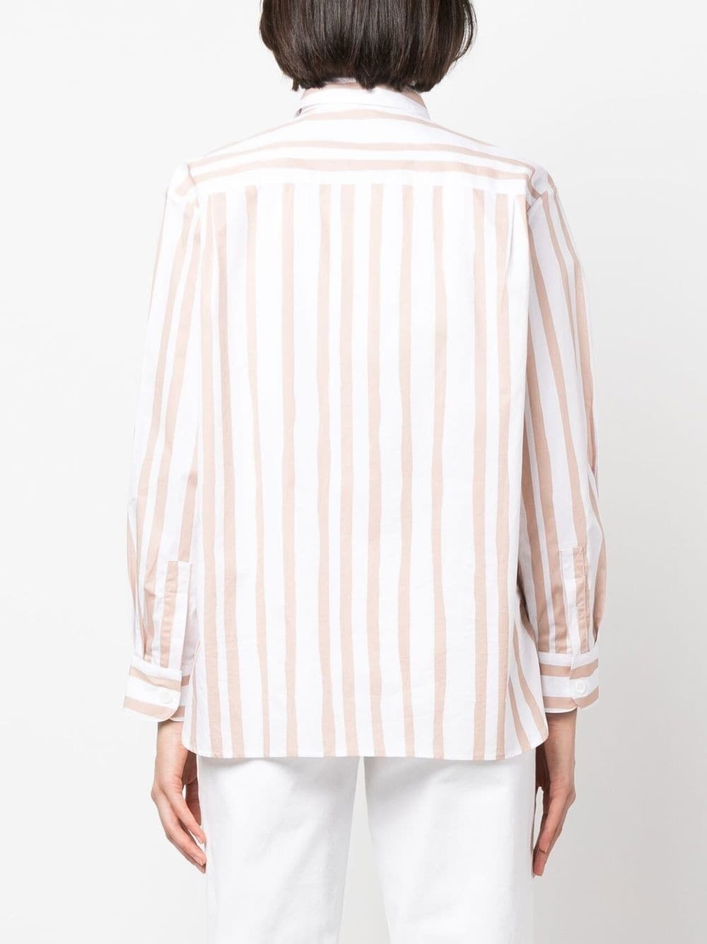 stripe cotton shirt - 4