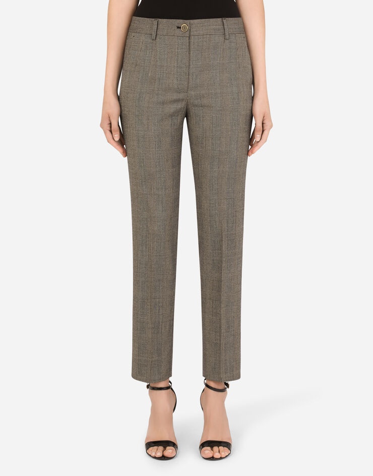 Glen plaid pants - 1