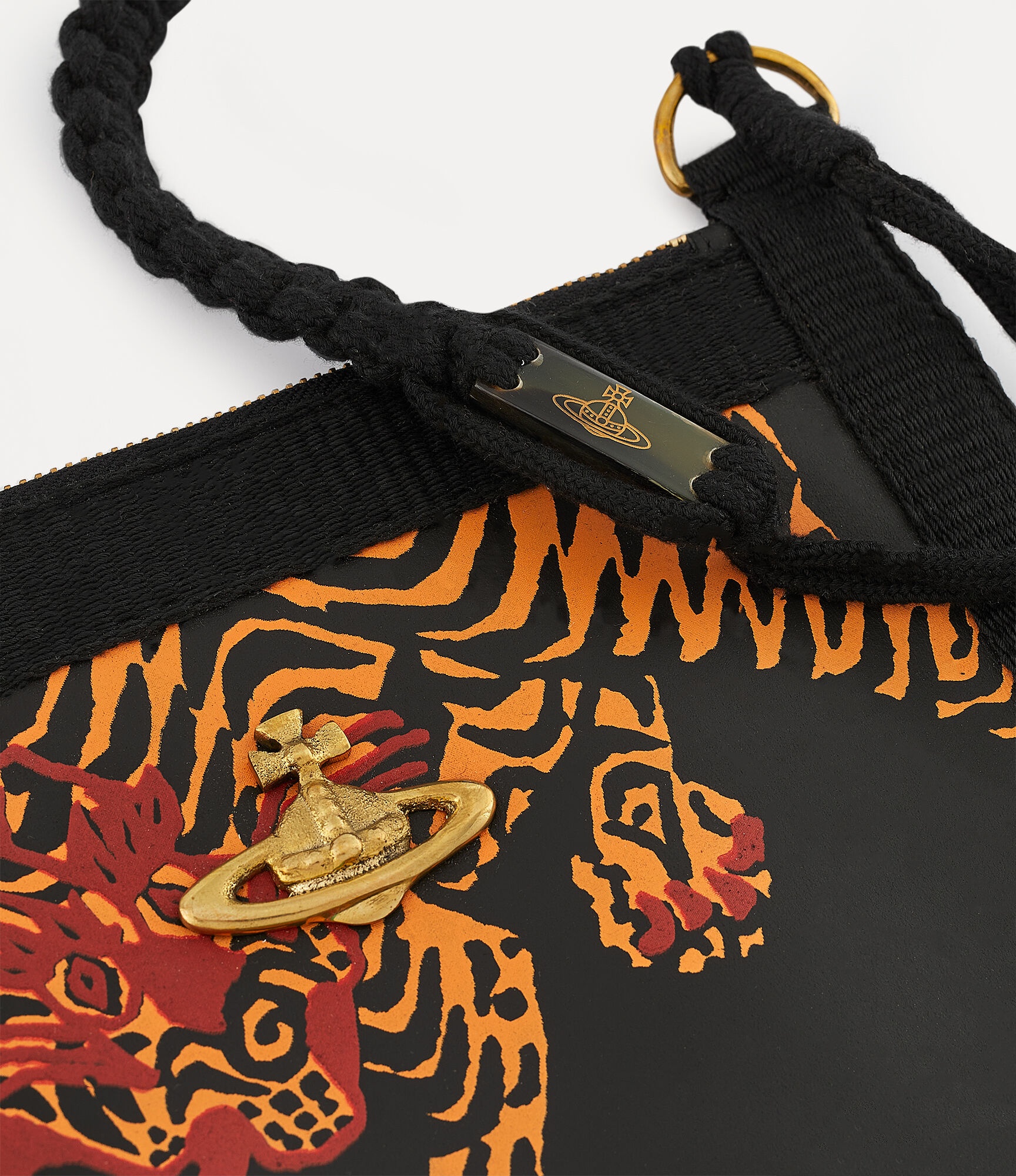 LETTER LEATHER CROSSBODY BAG - 4