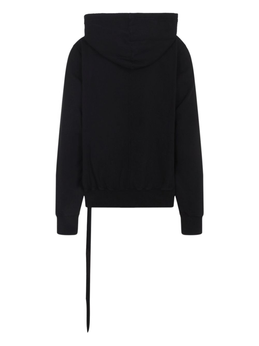 star-embroidered drawstring hoodie - 2