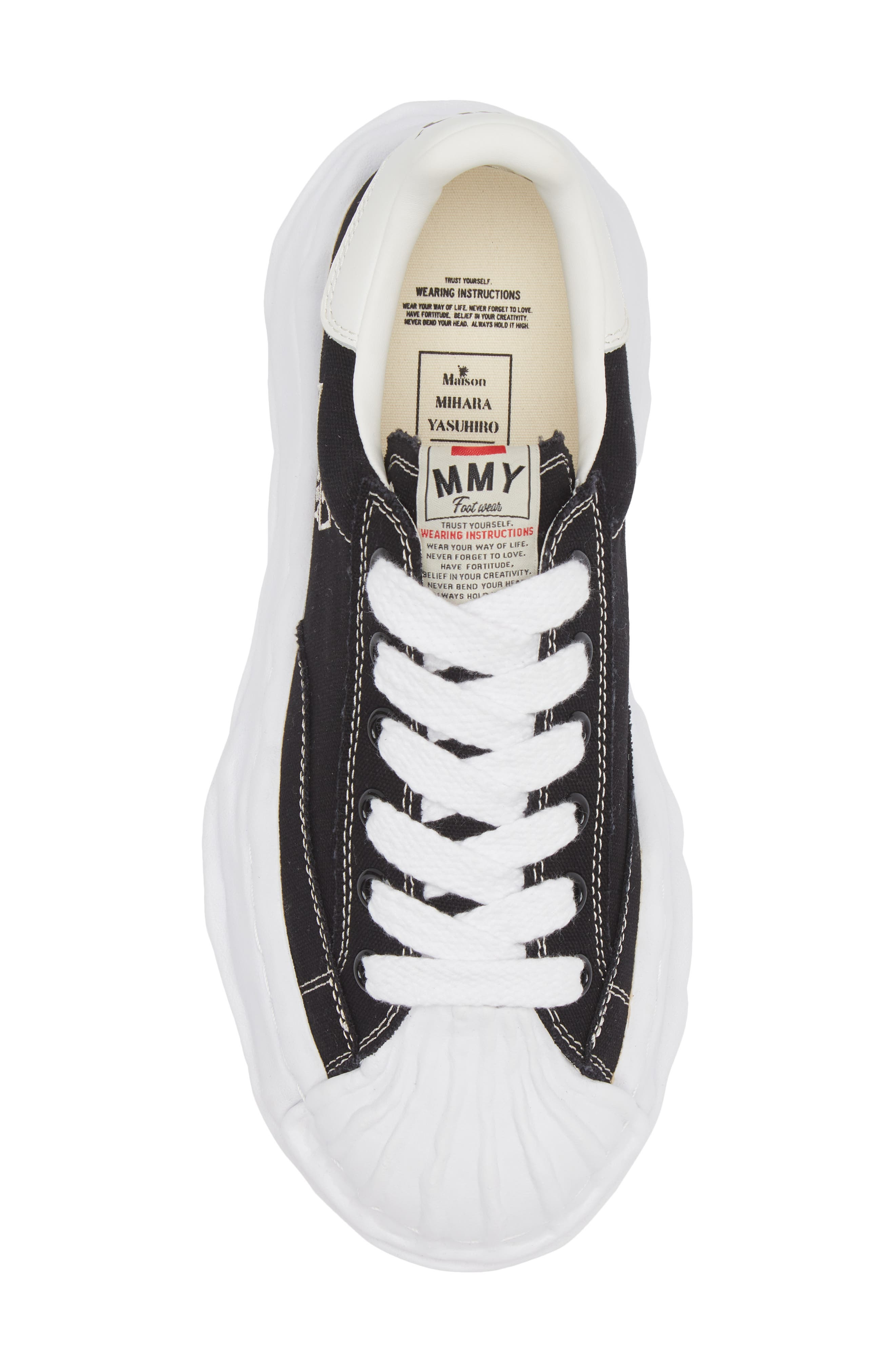 Maison MIHARA YASUHIRO Blakey Original Sole Canvas Sneaker in Black at Nordstrom - 5