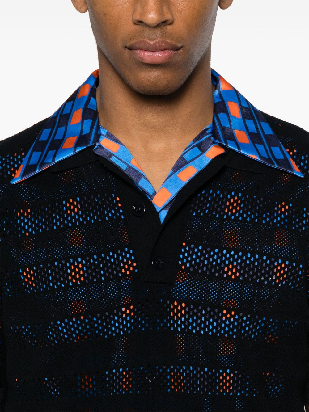 Dries Van Noten Men Short Sleeve Polo Shirt - 3