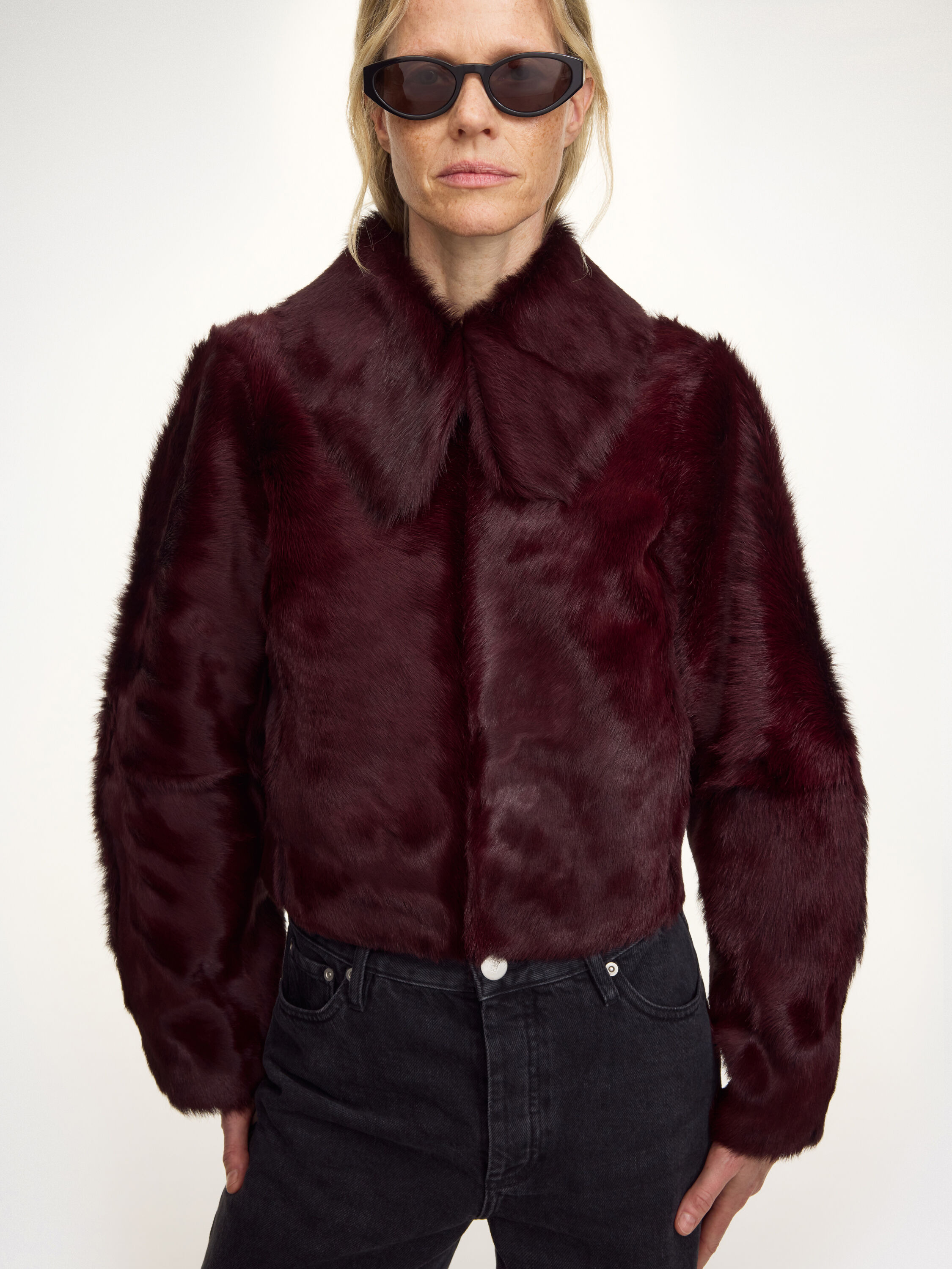 Rowani shearling calf jacket - 4