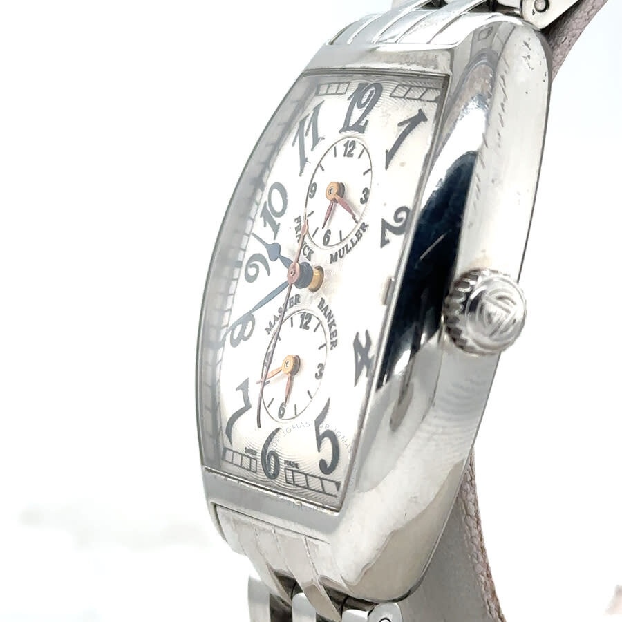 Pre-owned Franck Muller Master Banker Automatic Silver Dial Men's Watch 2852 MB HV - 4