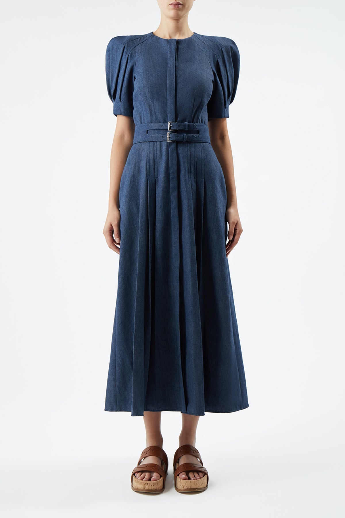 Patricia Dress in Organic Denim - 2