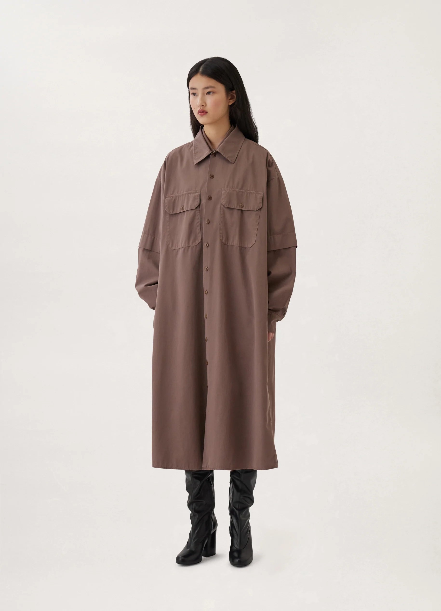 TWO POCKET SHIRT DRESS
LIGHT COTTON GARMENT - 5