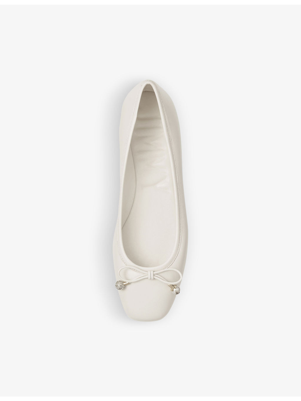 Elme bow-embellished leather ballet flats - 2