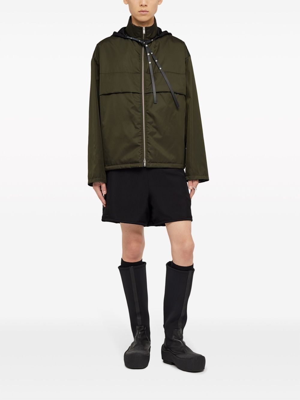 funnel-neck padded jacket - 2