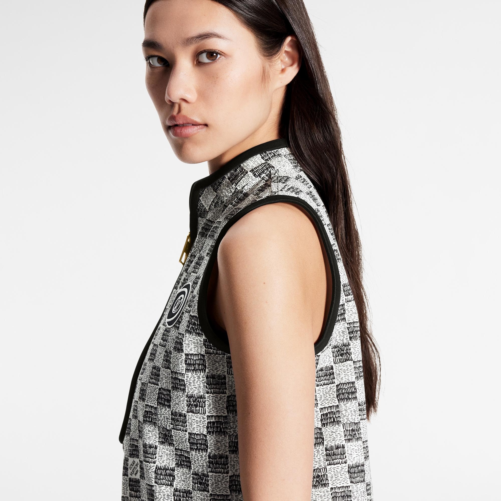 LV Match Damier Standing Collar Dress - 5