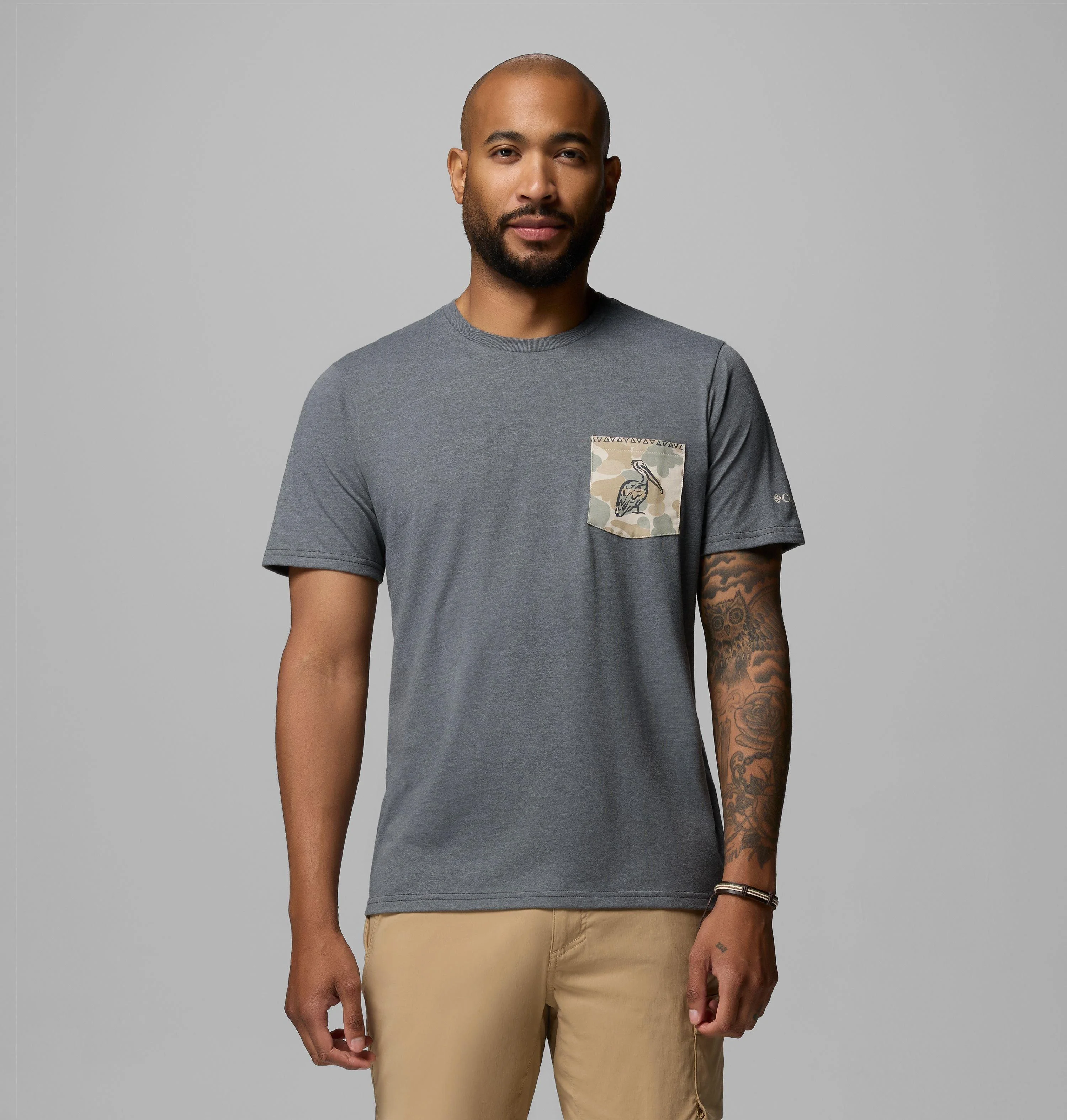 Men's Wild Cast Short Sleeve Pocket T-Shirt - 1