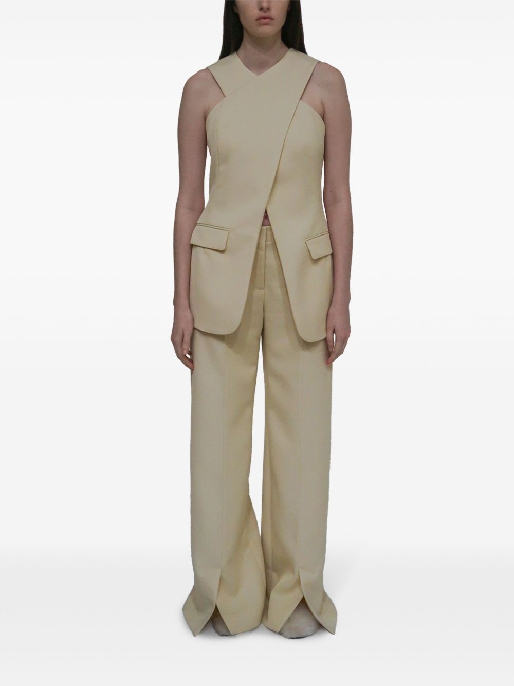tailored cross-front top - 3