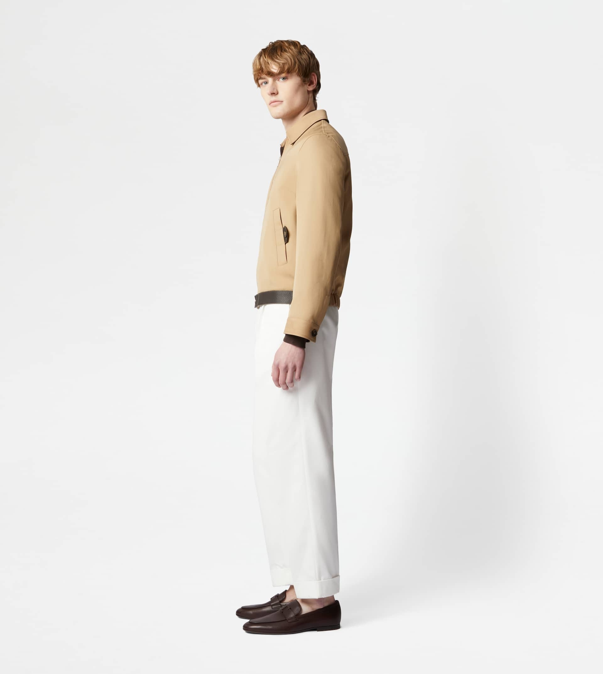 BLOUSON JACKET - BEIGE - 4