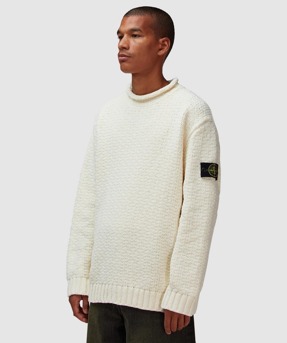 Chenille mock neck sweater - 2