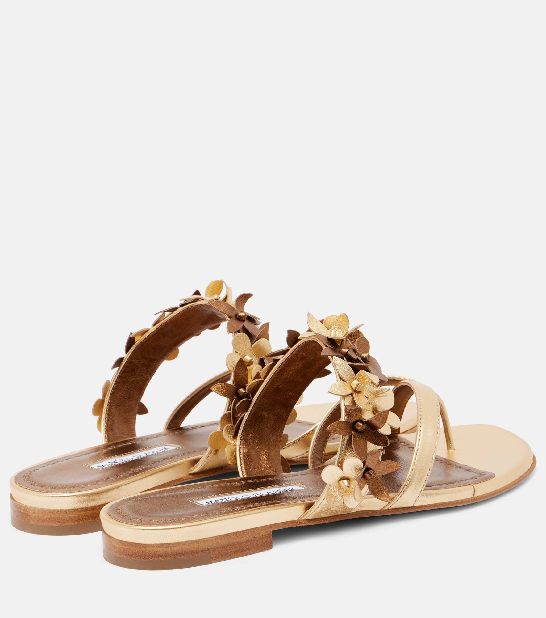 Fiosa metallic leather sandals - 2