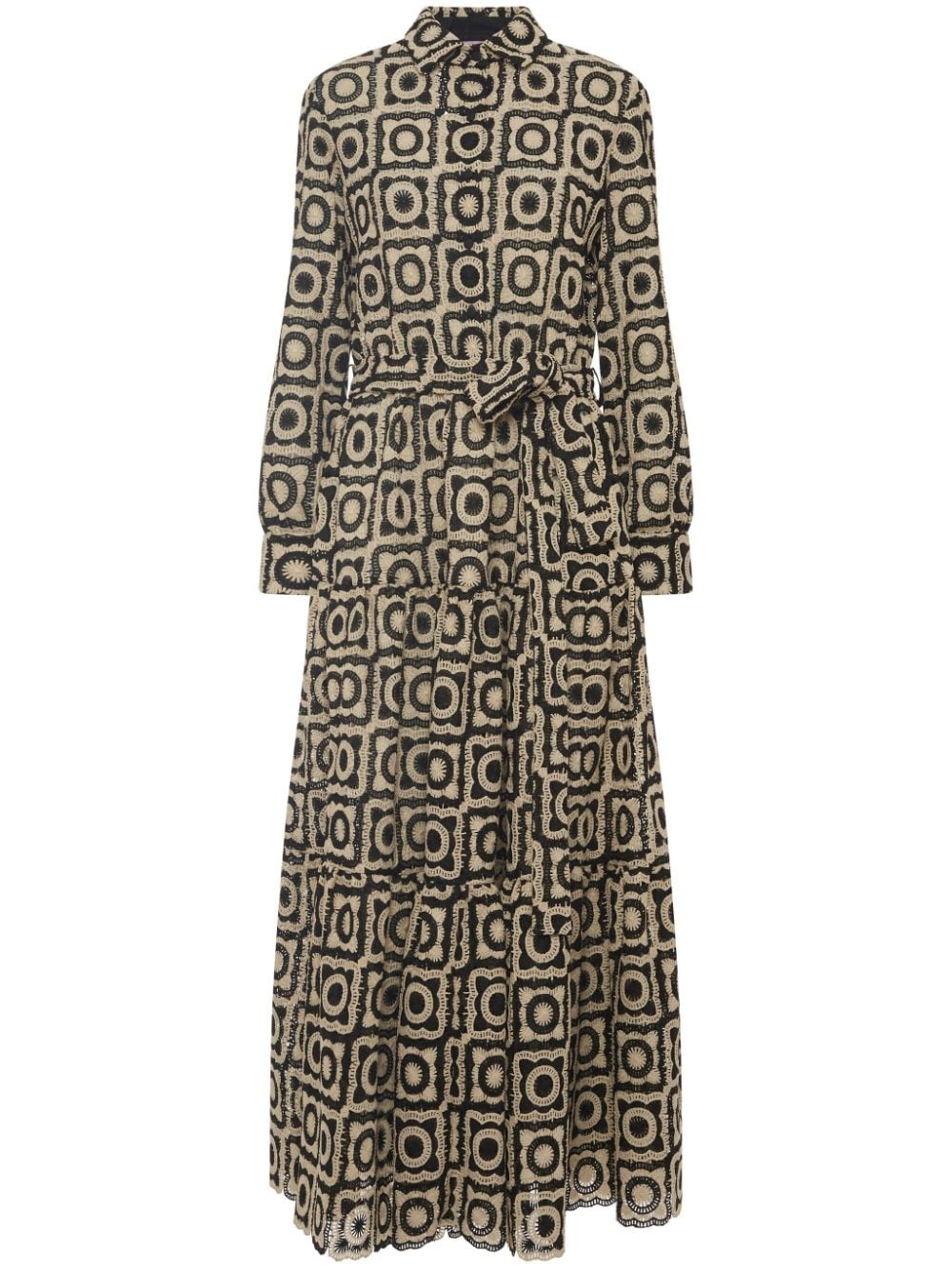Bellini crochet shirt dress - 1