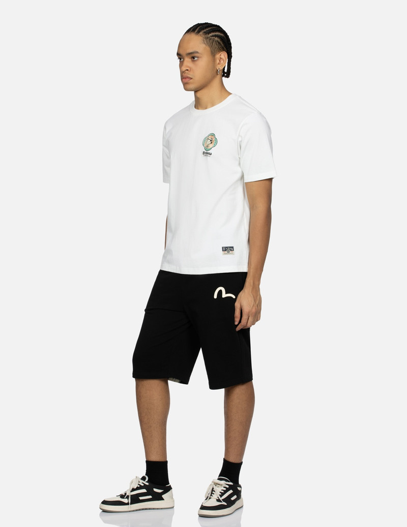 RETRO HANAFUDA MULTI LOGO PRINT  REGULAR FIT T-SHIRT 4