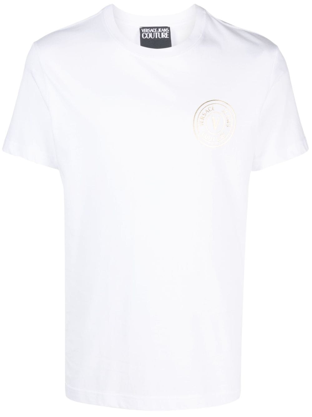 logo-print cotton T-shirt - 1