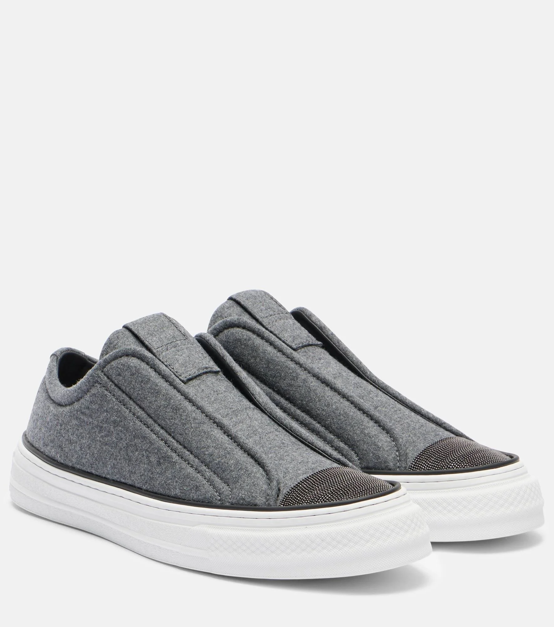 Low-top slip-on sneakers - 1