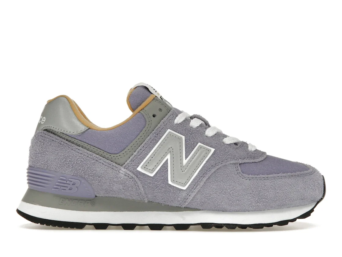New Balance 574 Purple Suede - 1
