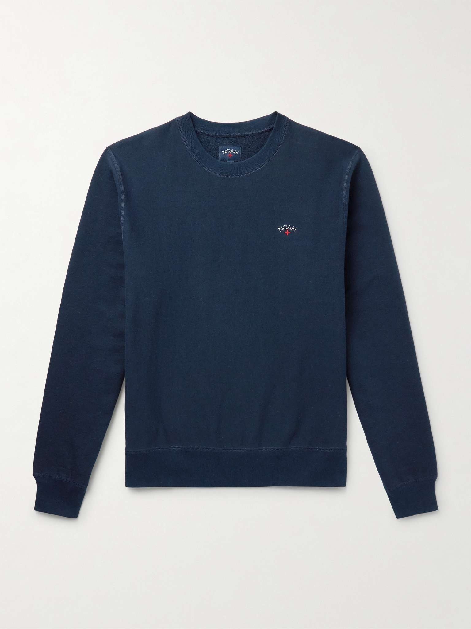 Core Logo-Embroidered Cotton-Jersey Sweatshirt - 1